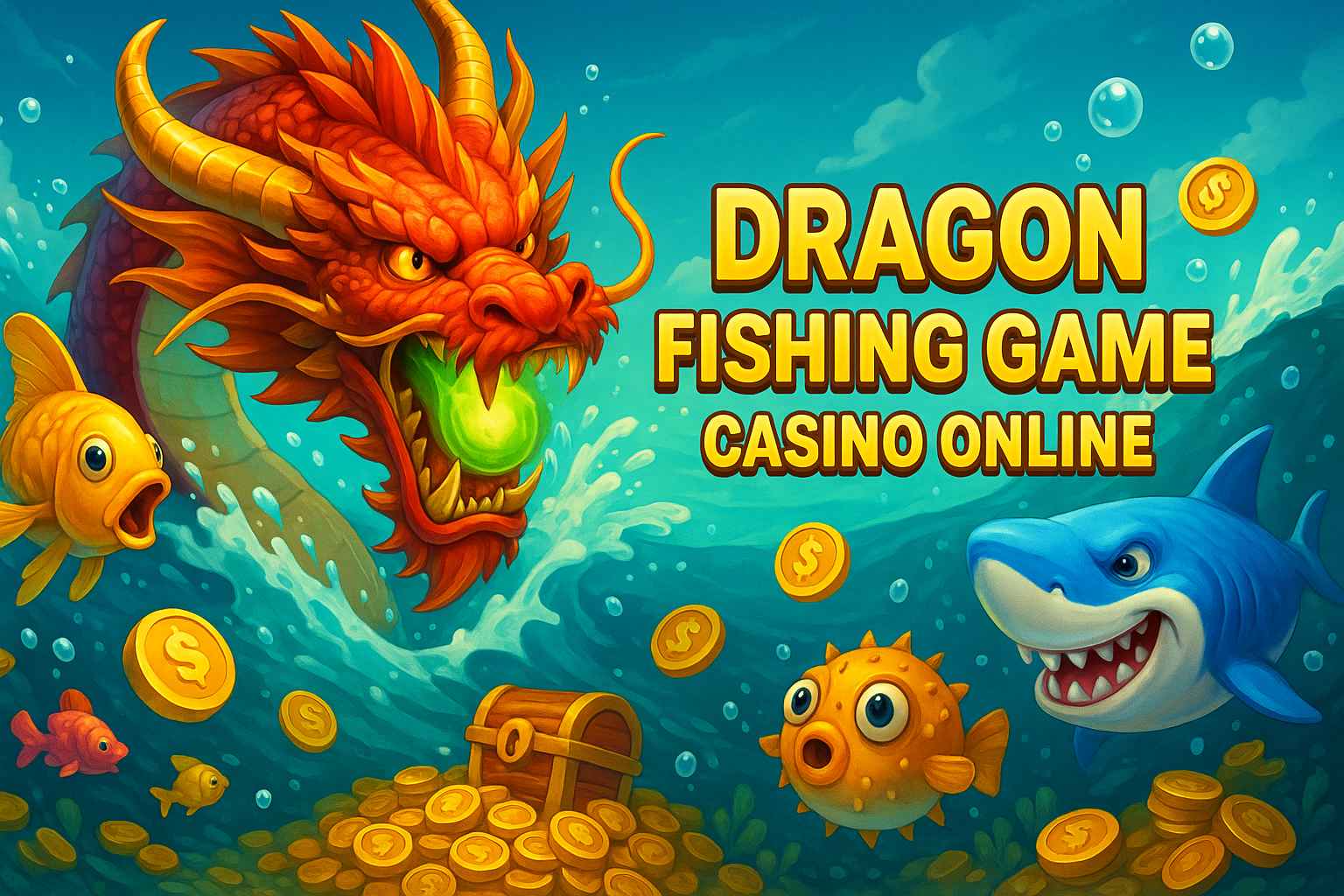 Interface mobile do Dragon Fishing no app 0345